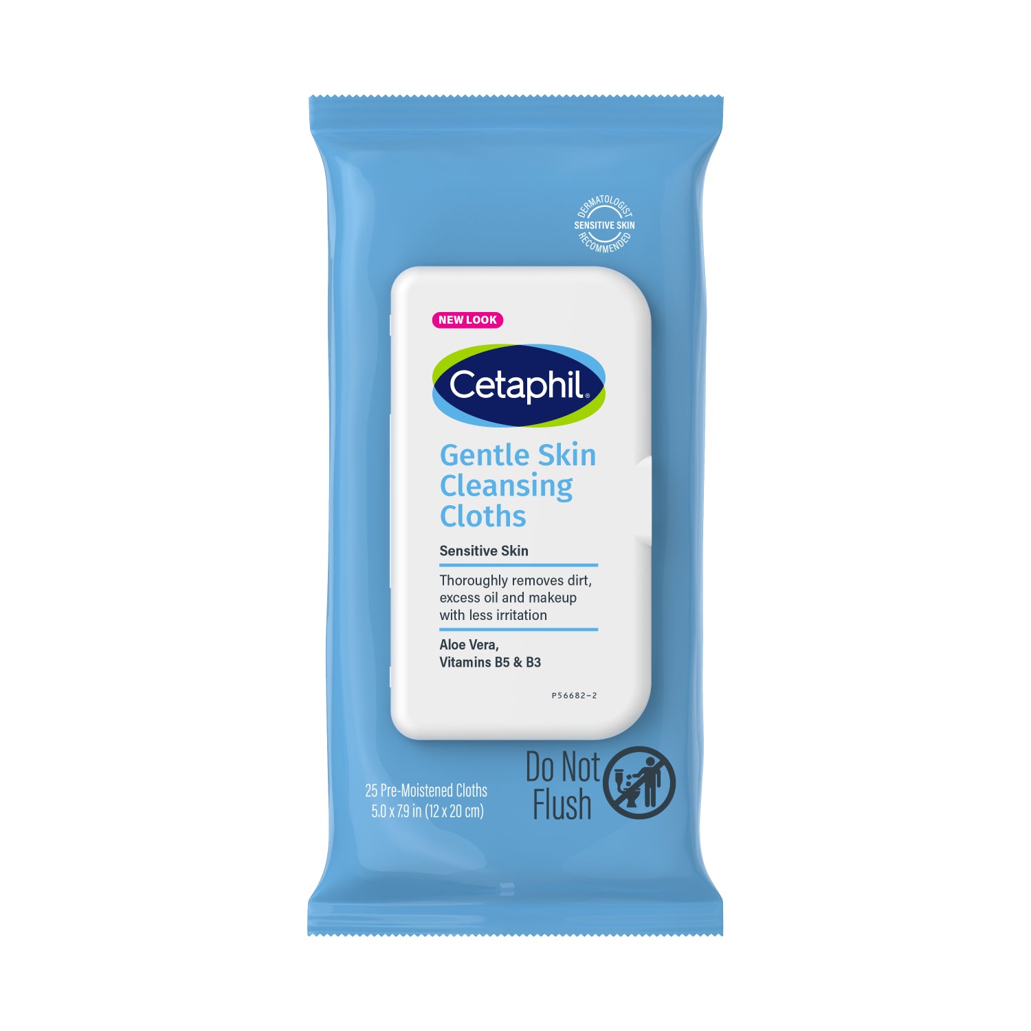 Cetaphil Cleansing Cloths, Gentle Skin, 25 ct